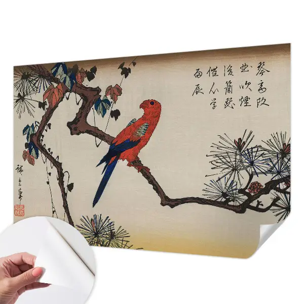 Papier peint intissé Un oiseau sur une branche