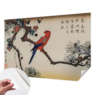 Papier peint intissé Un oiseau sur une branche
