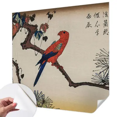 Papier peint intissé Un oiseau sur une branche