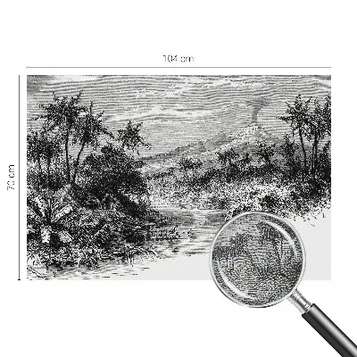 Papier peint photo grand format pour le mur Panorama exotique