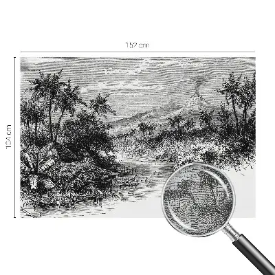 Papier peint photo grand format pour le mur Panorama exotique
