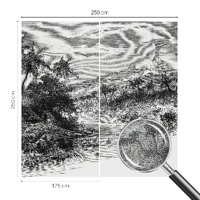 Papier peint photo grand format pour le mur Panorama exotique