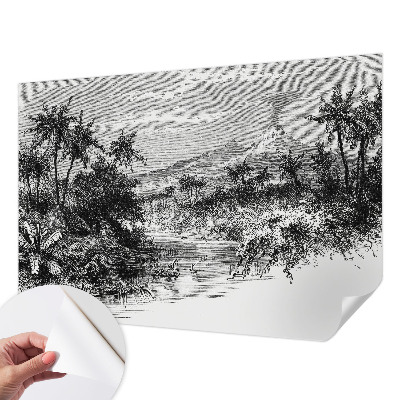 Papier peint tendance Exotická panoráma