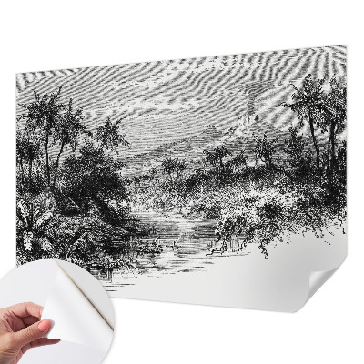 Papier peint tendance Exotická panoráma