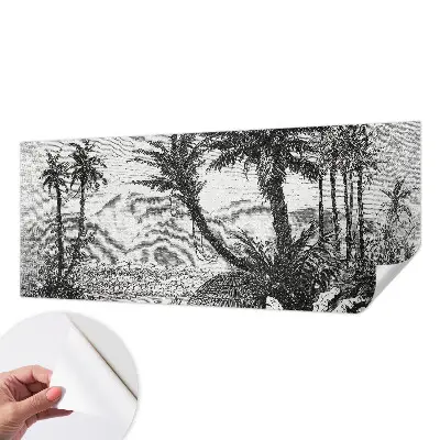 Papier peint photo sur tissu non tissé oasis tropicale