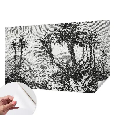 Papier peint photo sur tissu non tissé oasis tropicale