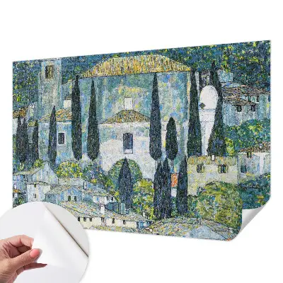 Papier peint photographique sur tissu non tissé maisons en cyprès