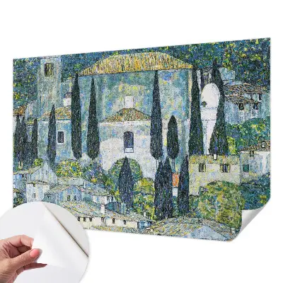 Papier peint photographique sur tissu non tissé maisons en cyprès