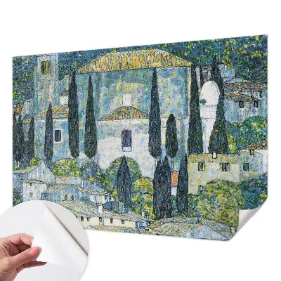 Papier peint photographique sur tissu non tissé maisons en cyprès