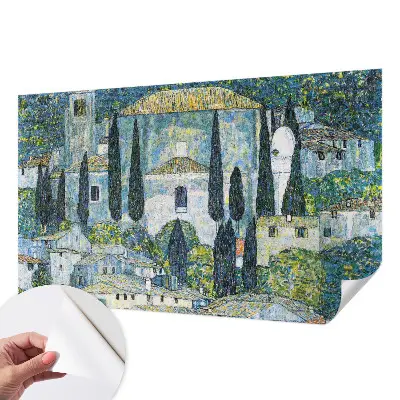 Papier peint photographique sur tissu non tissé maisons en cyprès