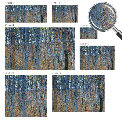 Papier peint panoramique pas cher Brezový les