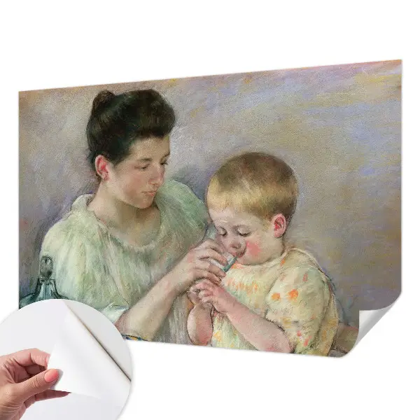 Papier peint photo imprimé sur tissu non tissé Soins parentaux