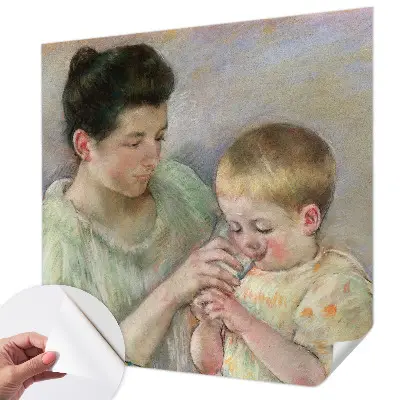 Papier peint photo imprimé sur tissu non tissé Soins parentaux