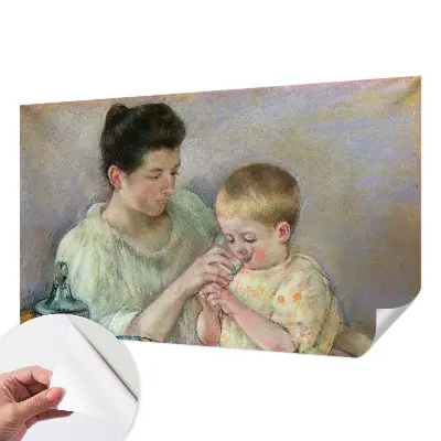 Papier peint photo imprimé sur tissu non tissé Soins parentaux
