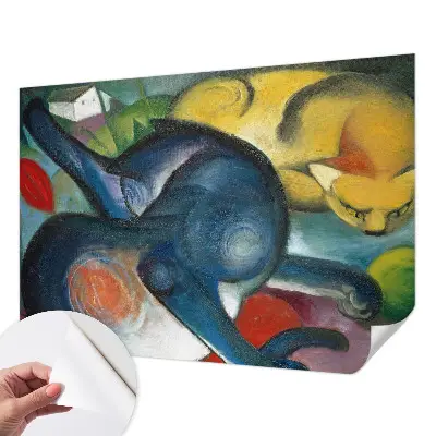 Papier peint photographique sur tissu non tissé art félin