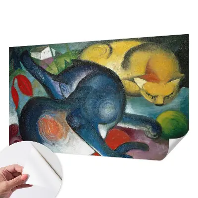 Papier peint photographique sur tissu non tissé art félin
