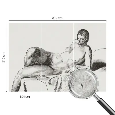 Papier peint photo grand format pour le mur nu artistique