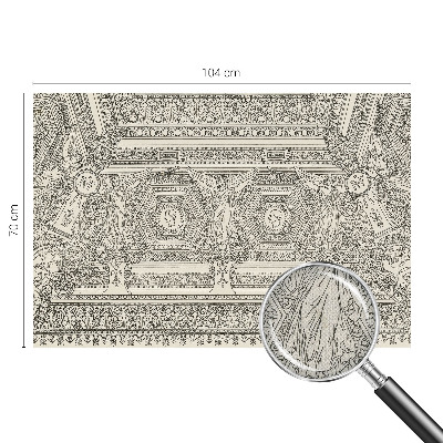 Papier peint tendance chambre adulte Klasický ornament