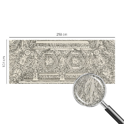 Papier peint tendance chambre adulte Klasický ornament