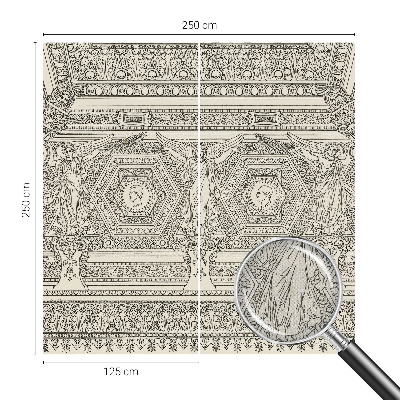 Papier peint tendance chambre adulte Klasický ornament