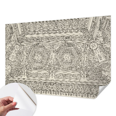 Papier peint tendance chambre adulte Klasický ornament