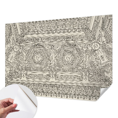 Papier peint tendance chambre adulte Klasický ornament