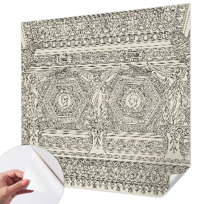 Papier peint tendance chambre adulte Klasický ornament