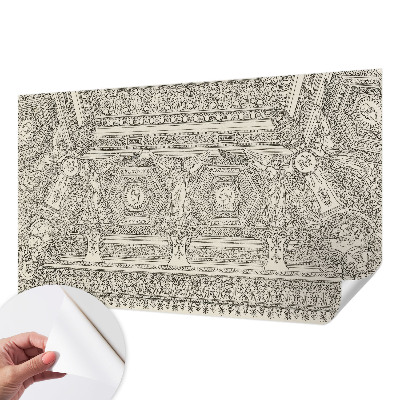Papier peint tendance chambre adulte Klasický ornament