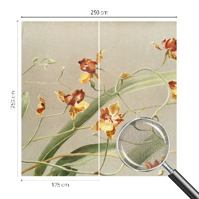 Déco papier peint salon Klasické orchidey