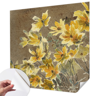 Papier peint panoramique adhésif Slnečná kytica