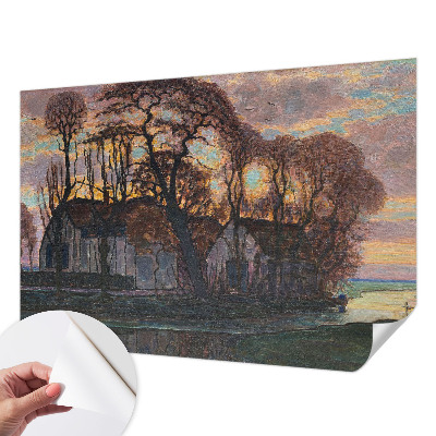 Papier peint photo autocollant Večerná krajina
