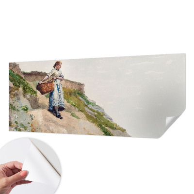 Papier peint tête de lit chambre adulte Ženská krajina