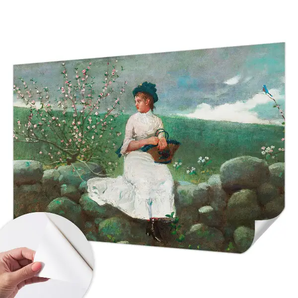 Papier peint photo grand format pour le mur Paix fleurie