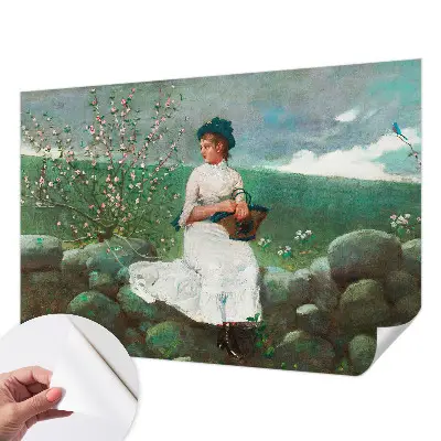 Papier peint photo grand format pour le mur Paix fleurie