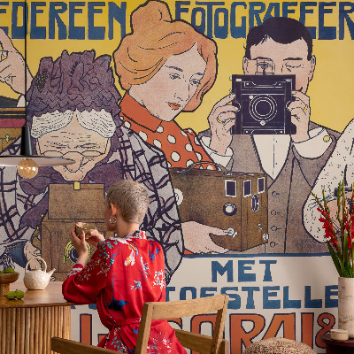 Papier peint tendance salon Vášeň pre fotografovanie