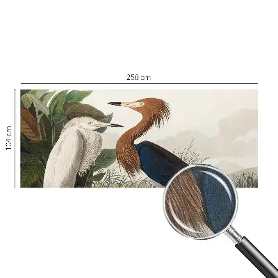 Papier peint intissé Les oiseaux dans les plantes
