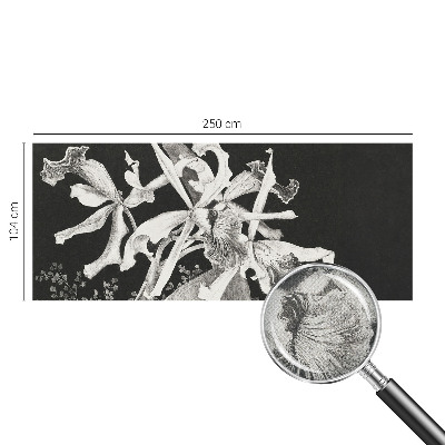 Papier peint chambre ado Ilustrácia orchidey