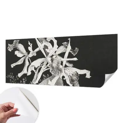 Papier peint photographique sur tissu non tissé Illustration d'orchidée