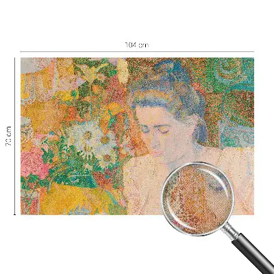 Papier peint intissé Portrait floral