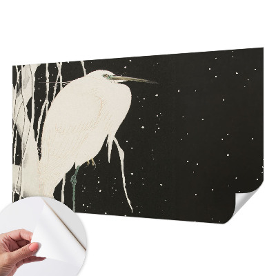 Papier peint chambre garçon Zimný vták