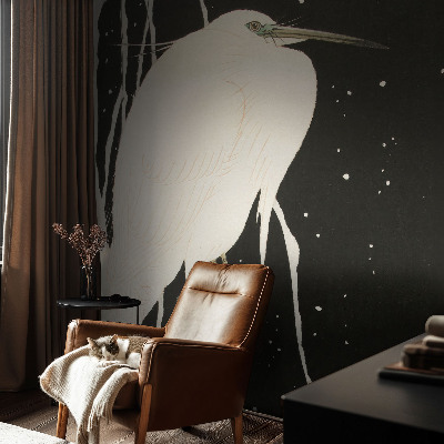 Papier peint chambre garçon Zimný vták