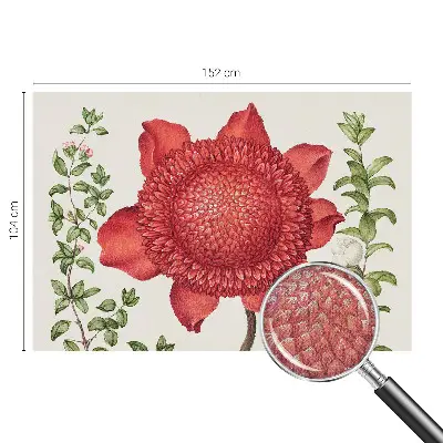 Papier peint photo imprimé sur tissu non tissé élégance florale