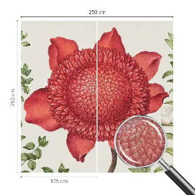 Papier peint photo imprimé sur tissu non tissé élégance florale