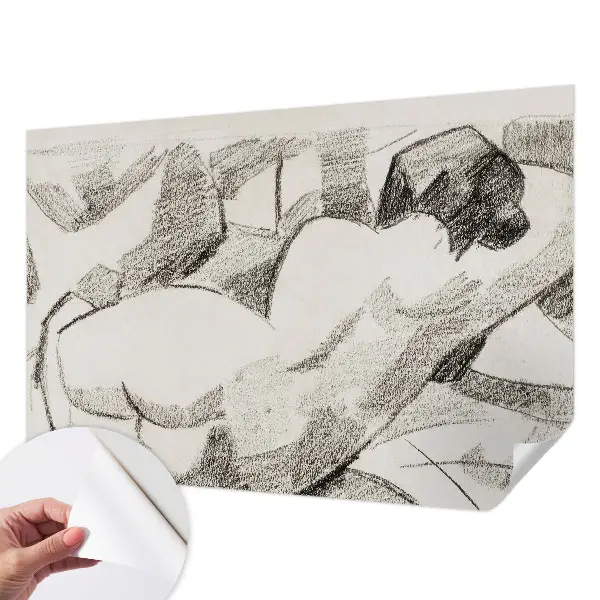 Papier peint photo grand format pour le mur Une figure allongée