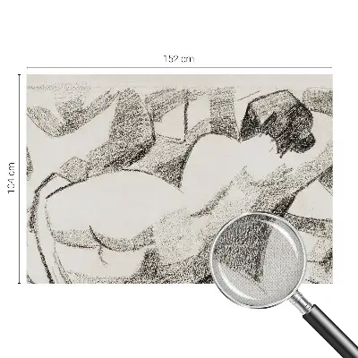 Papier peint photo grand format pour le mur Une figure allongée