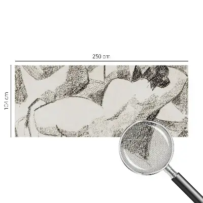 Papier peint photo grand format pour le mur Une figure allongée