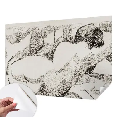 Papier peint photo grand format pour le mur Une figure allongée