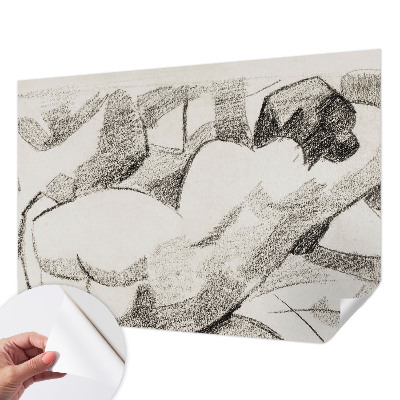 Papier peint tendance Ležiaca postava