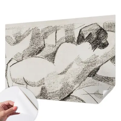 Papier peint photo grand format pour le mur Une figure allongée