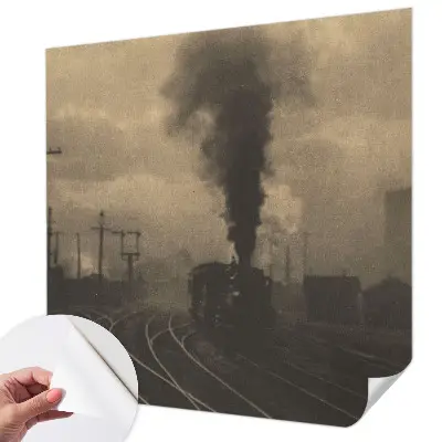 Papier peint intissé imprimé paysage industriel